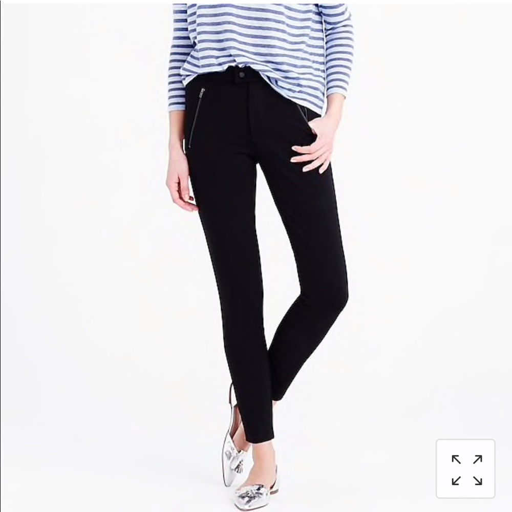 Euc J. Crew Pixie Snap Front Pants ~ 6 - image 1